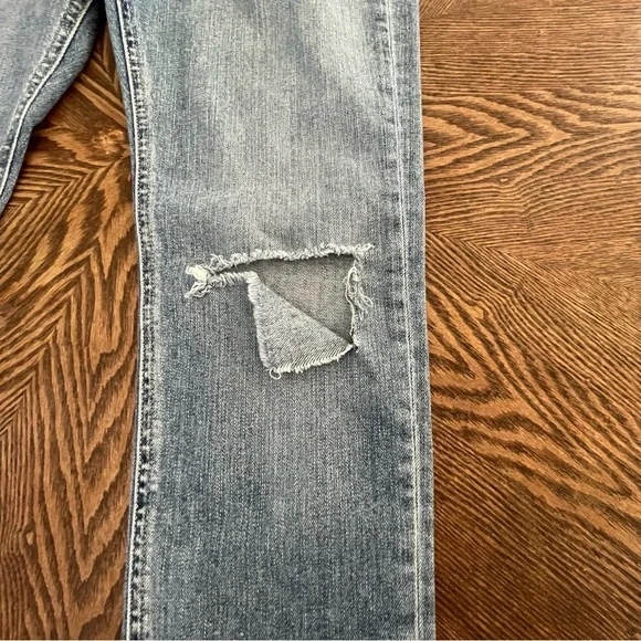Rag & Bone Jeans Size 27 Skinny Blue Distressed - Picture 5 of 14